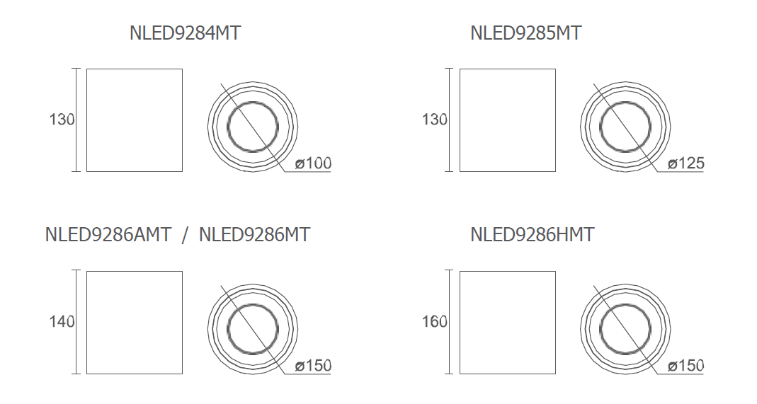 NLED918MLED明装筒灯(图1)